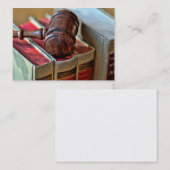 Hölzerne Hammer-Visitenkarten Visitenkarte (Vorne/Hinten)