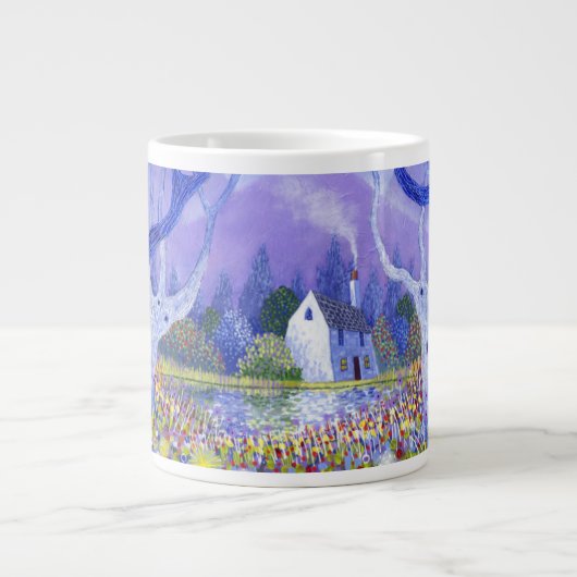 Hölzerne Hütte 2013 Jumbo-Tasse (Vorderseite)