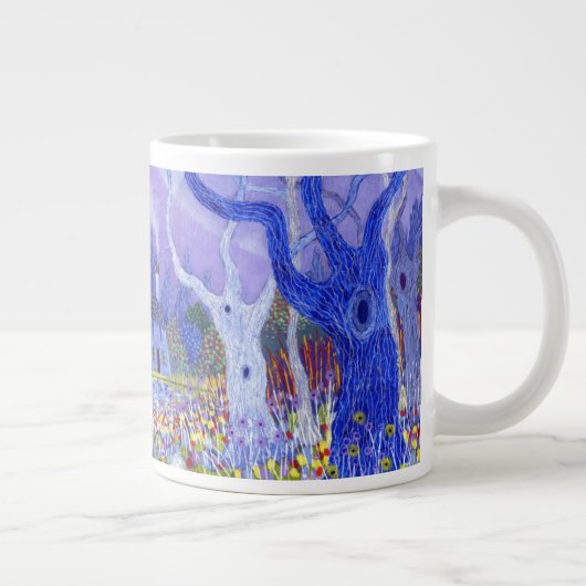 Hölzerne Hütte 2013 Jumbo-Tasse (Rechts)