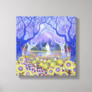 Hölzerne Hütte 2013 Leinwanddruck