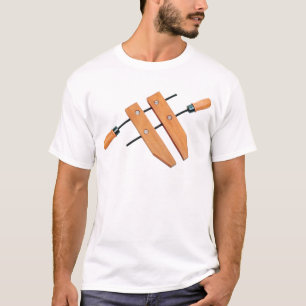 Hölzerne Klammer T-Shirt
