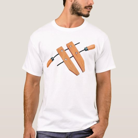 Hölzerne Klammer T-Shirt (Vorderseite)