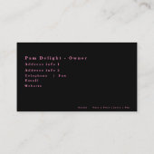 Hölzerne Kochutensilien Kochkunst/Bake-Visitenkart Visitenkarte (Rückseite)