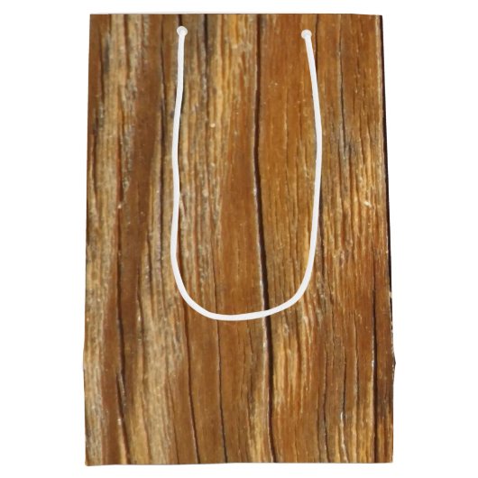 Hölzerne Korn-Geschenk-Tasche Mittlere Geschenktüte (Rückseite)