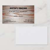 Hölzerne Korn-Visitenkarte Visitenkarte (Vorne/Hinten)