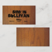 Hölzerne Korn-Visitenkarten Visitenkarte (Vorne/Hinten)