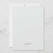 Hölzerne Kreuz-und Palmen-Einladung Einladung (Rückseite)