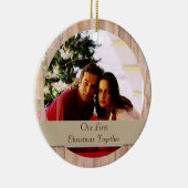 Hölzerne kundengerechte runde Fotoverzierung Keramik Ornament (Rechts)