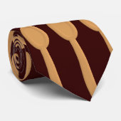 Hölzerne Löffel-Krawatte Krawatte (Gerollt)