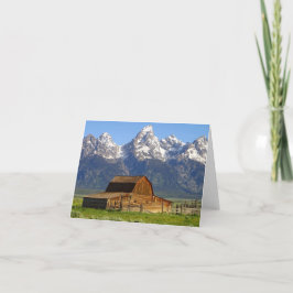 Hölzerne mormonische Reihen-Scheune Karte