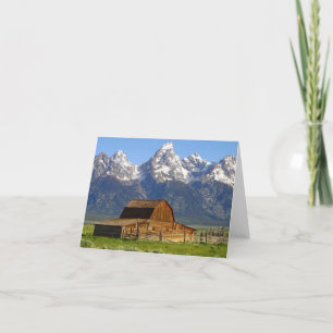 Hölzerne mormonische Reihen-Scheune Karte