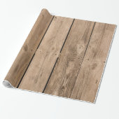 Hölzerne Planken III Geschenkpapier (Ungerollt)
