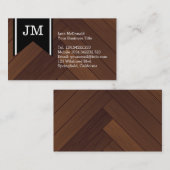 Hölzerne Platten-Beschaffenheit Visitenkarte (Vorne/Hinten)