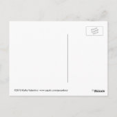 Hölzerne Ratten-Postkarte Postkarte (Rückseite)