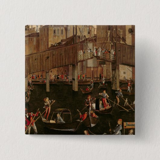 Hölzerne Rialto Brücke, vom Wunder des Reli Button (Vorderseite)