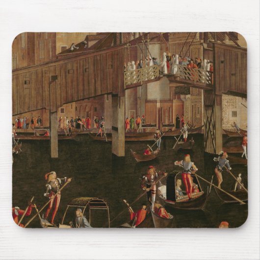Hölzerne Rialto Brücke, vom Wunder des Reli Mousepad (Vorne)