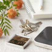 Hölzerne Rialto Brücke, vom Wunder des Reli Schlüsselanhänger (Seite)