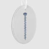 Hölzerne Schraube Ornament (Vorderseite)