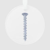 Hölzerne Schraube Ornament (Rückseite)