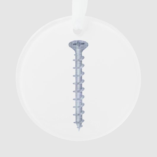 Hölzerne Schraube Ornament (Vorderseite)