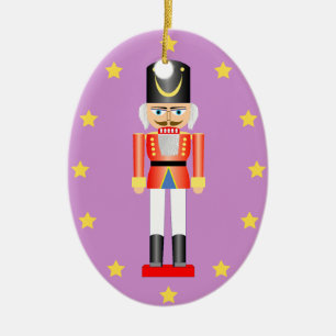 Hölzerne Soldat-Weihnachtsverzierung 2 Keramikornament
