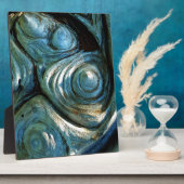 Hölzerne Spiralen Fotoplatte (Seite)