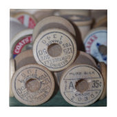 Hölzerne Spulen Fliese (Vorderseite)