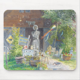 Hölzerne Stier-Antiken-Mausunterlage Mousepad