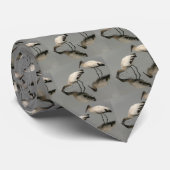 Hölzerne Störche Krawatte (Gerollt)