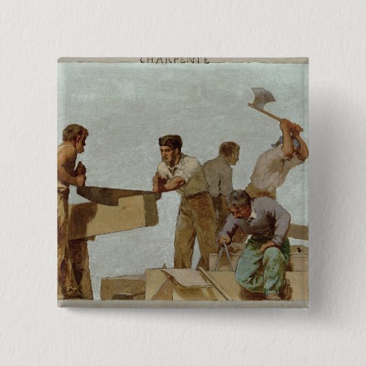 Hölzerne Struktur Button (Vorderseite)