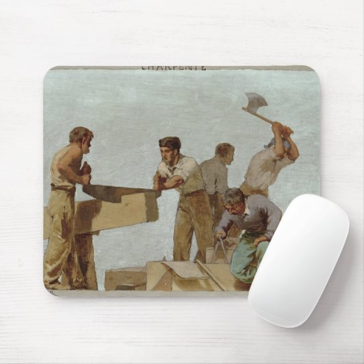 Hölzerne Struktur Mousepad (Mit Mouse)