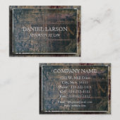 Hölzerne strukturierte angehobene berufliche visitenkarte (Vorne/Hinten)