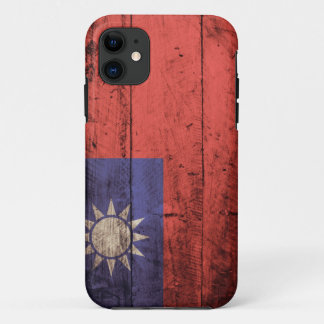Hölzerne Taiwan-Flagge Case-Mate iPhone Hülle