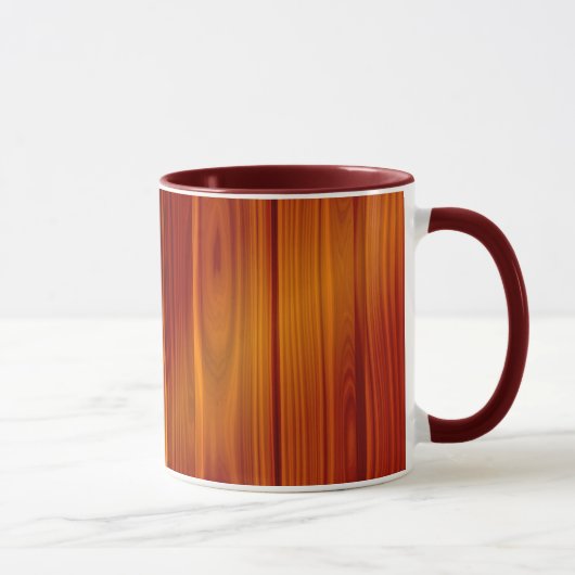 Hölzerne Teakholz-Tasse Tasse (Rechts)