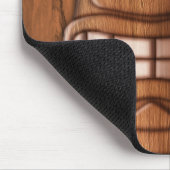 Hölzerne Tiki Maske Mousepad (Ecke)