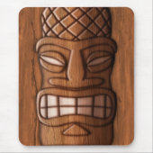 Hölzerne Tiki Maske Mousepad (Vorne)
