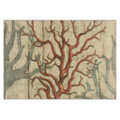 Hölzerne und kleine Koralle Schneidebrett (Vorderseite)