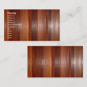 Hölzerne Visitenkarte (Vorne/Hinten)