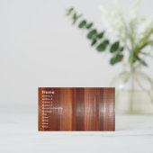 Hölzerne Visitenkarte (Stehend Vorderseite)