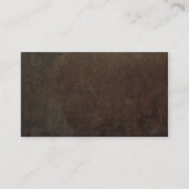 Hölzerne Visitenkarte (Rückseite)