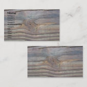 Hölzerne Visitenkarte 2 (Vorne/Hinten)