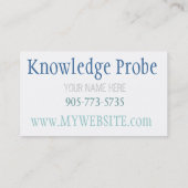 Hölzerne Visitenkarten Visitenkarte (Rückseite)