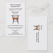 Hölzerne Windsor Stuhl-Möbel oder Visitenkarte (Vorne/Hinten)