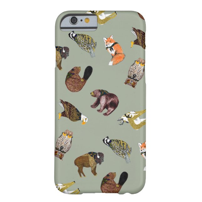 Hölzerner Abzeichen-Lebewesen-Wurf-Fall Case-Mate iPhone Hülle (Rückseite)