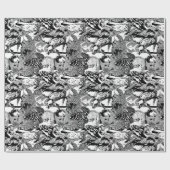 Hölzerner Abzeichen-LebewesenMontage Geschenkpapier (Flach)