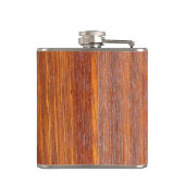 Hölzerner Blick mit Gewohnheit graviertem Namen Flachmann (Rückseite)