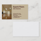 hölzerner Boden Visitenkarte (Vorne/Hinten)