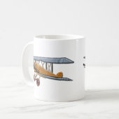 Hölzerner Doppeldecker Kaffeetasse (Vorderseite Links)