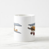 Hölzerner Doppeldecker Kaffeetasse (Mittel)