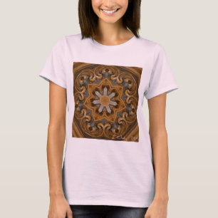 Hölzerner Entwurf T - Shirt